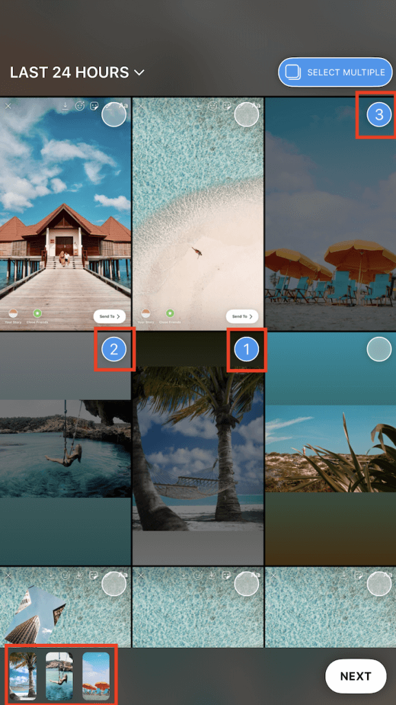 How To Add Multiple Photos To Your Instagram Story – Sked Social