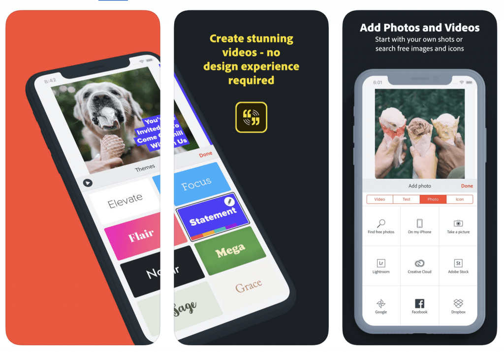Шаблон Истории Instagram - Adobe Spark - Sked Social