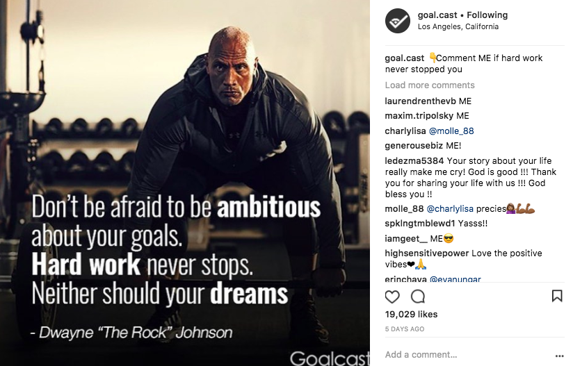 Instagram Post Ideas - Goalcast - Sked Social