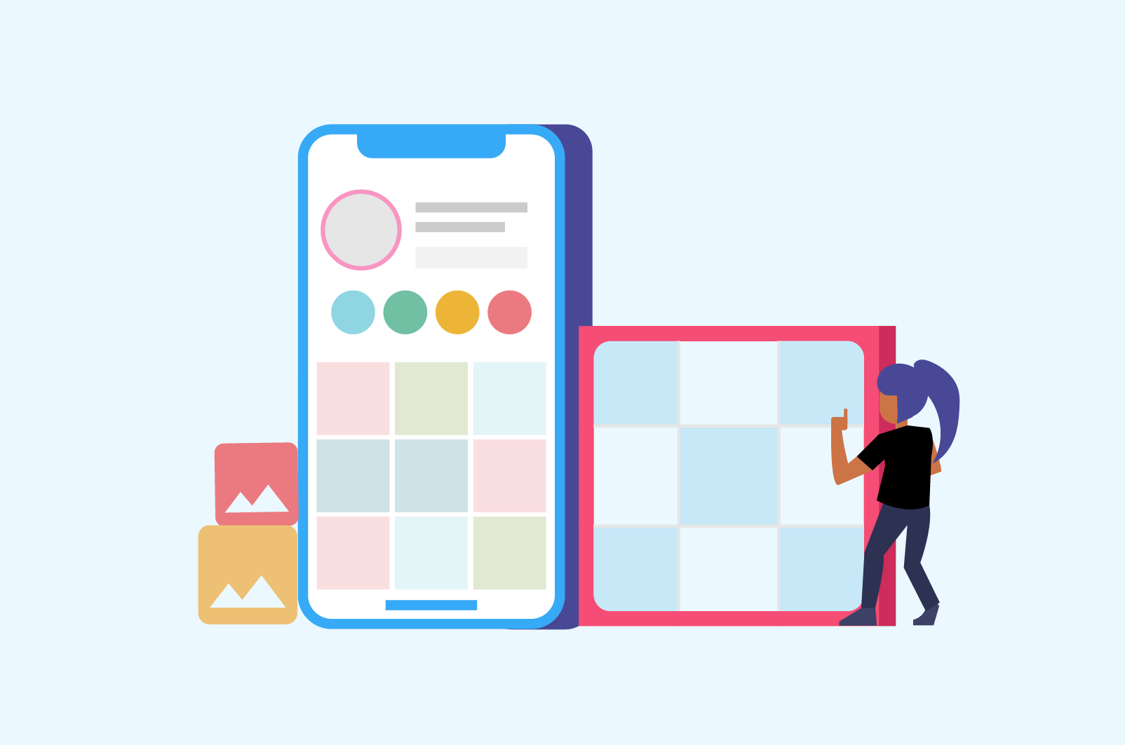 Grid Layout App For Instagram Planning 9 Creative Grid Ideas